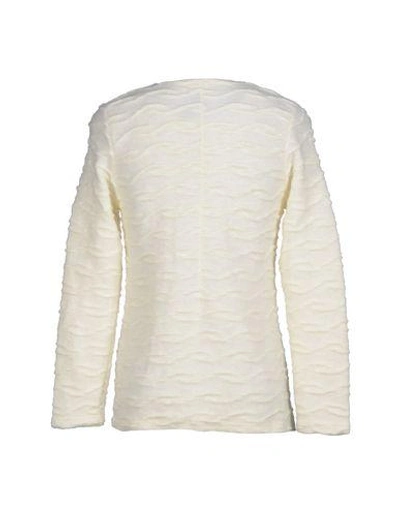 Shop D.gnak By Kang.d Sweater In Ivory