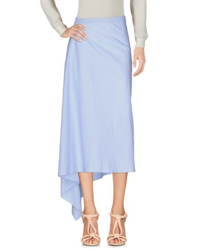 Ports 1961 3/4 Length Skirt In Sky Blue