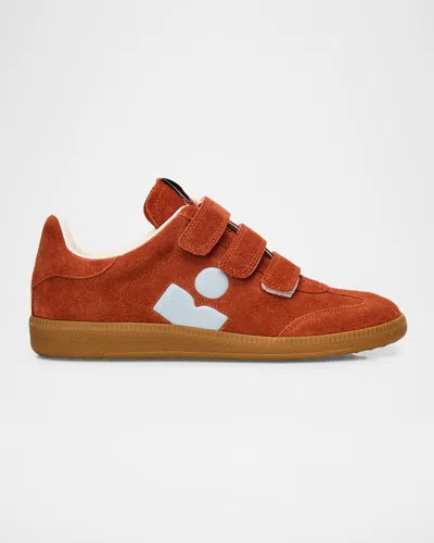 Isabel Marant Beth Calfskin Suede Low-top Sneakers