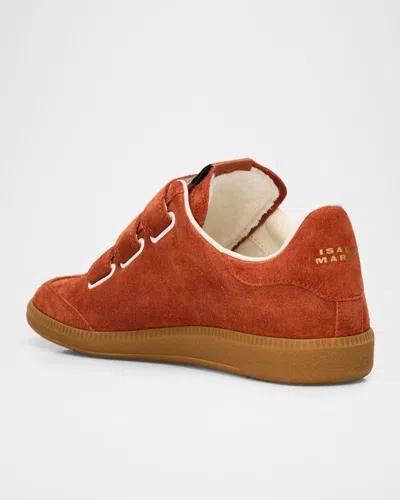 Isabel Marant Beth Calfskin Suede Low-top Sneakers