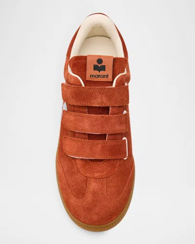 Isabel Marant Beth Calfskin Suede Low-top Sneakers