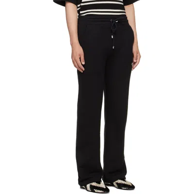 Amiri Black Relaxed Pull On Sweatpants In Black
