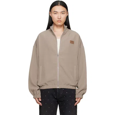 Amiri Patch Cady Track Jacket In Sand