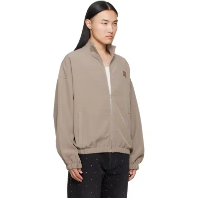 Amiri Patch Cady Track Jacket In Sand