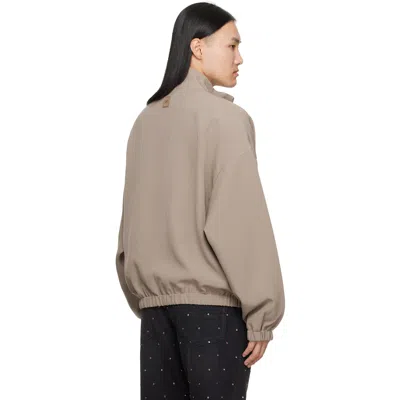 Amiri Patch Cady Track Jacket In Sand