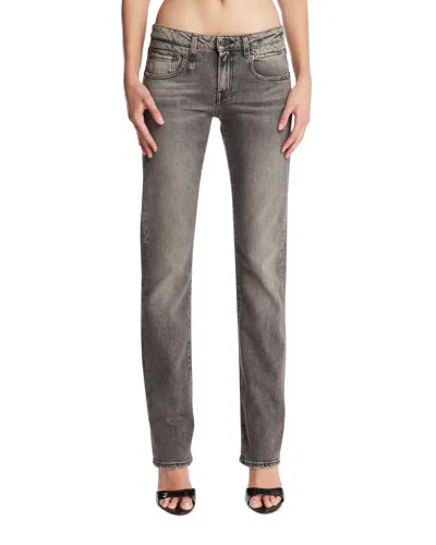 R13 Belt-loop Jeans In Black Nero   #000000