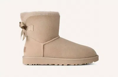 Ugg Mini Bailey Bow Ii Boots In Neutral