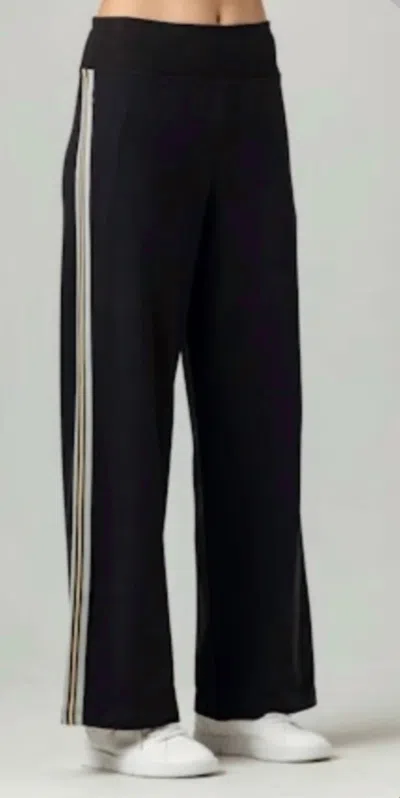 Sundays Analyse Straight Leg Loose Fit Pant In Black In Black