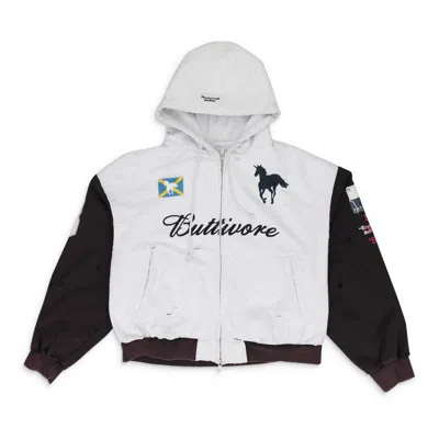 Protocol Index Buttivore Graphic-print Hoodie In White