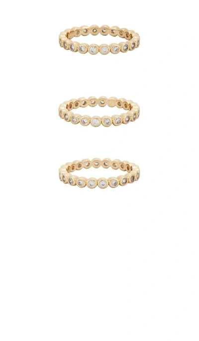 Lili Claspe Mini Reese Stack In Gold