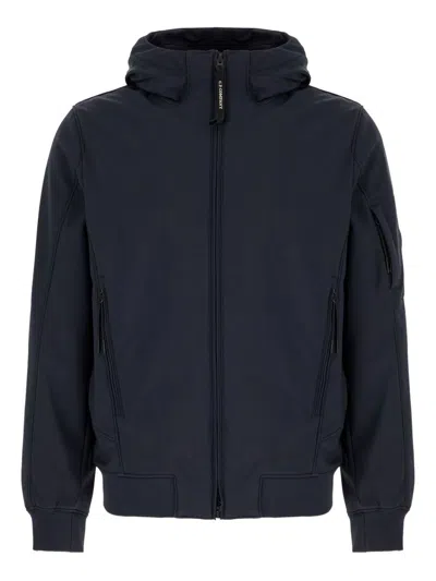 C.p. Company Midnight Blue Stretch Polyester Jacket In Blue