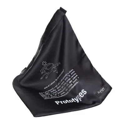 Prototypes Drawstring Pouch In Black