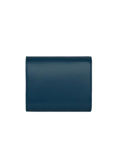 Celine Small Triomphe Flap Wallet In Multi