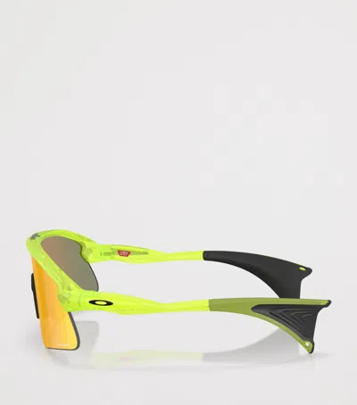Oakley Stunt Devil Rectangle Sunglasses In Green
