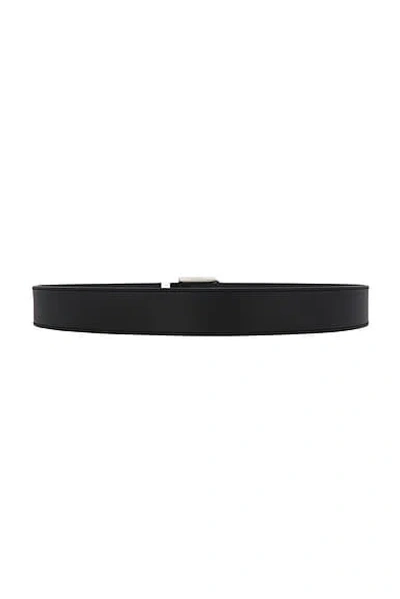 Givenchy Smooth Leather Gentleman Belt Accessories In Black