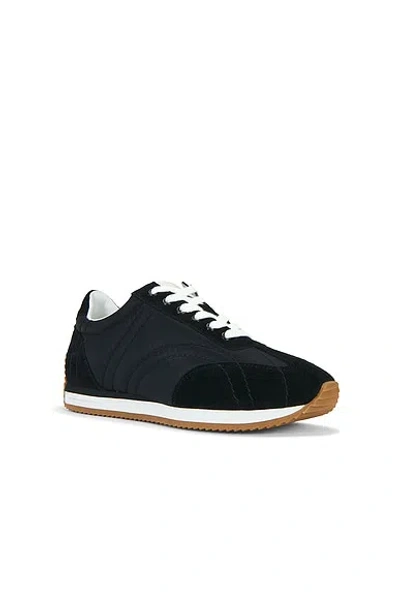 Totême Toteme Sneakers Made Of Recycled Nylon And Suede In Black