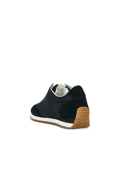 Totême Toteme Sneakers Made Of Recycled Nylon And Suede In Black