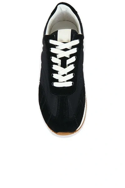 Totême Toteme Sneakers Made Of Recycled Nylon And Suede In Black