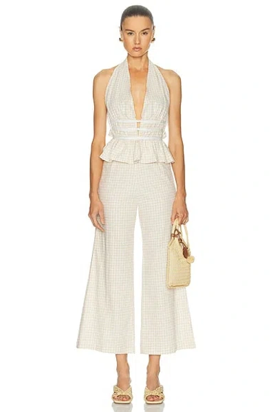 Juillet Violet Halter Top In Neutral
