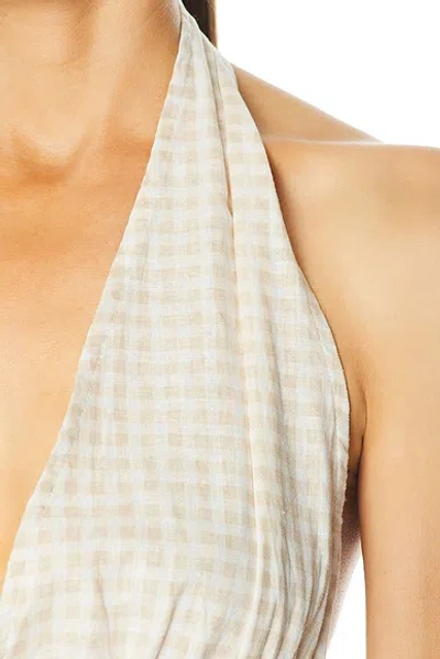 Juillet Violet Halter Top In Neutral