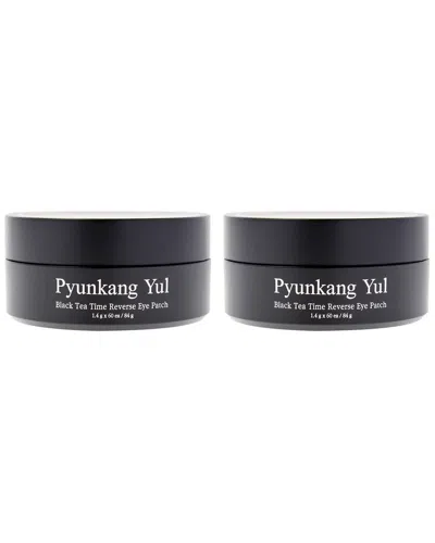 Pyunkang Yul 60pc Black Tea Time Reverse Eye Patch - Pack Of 2 In Transparent
