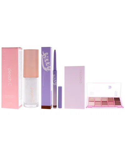 Peach C 3pc Makeup Kit In Multi