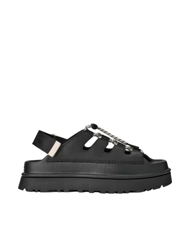 Ugg Goldenglow Toggle Sandals In Black