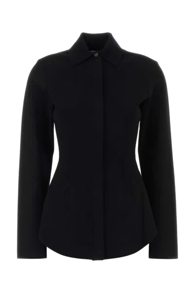 Sportmax Cardigan With Collared Design And Long Sleeves In Blue
