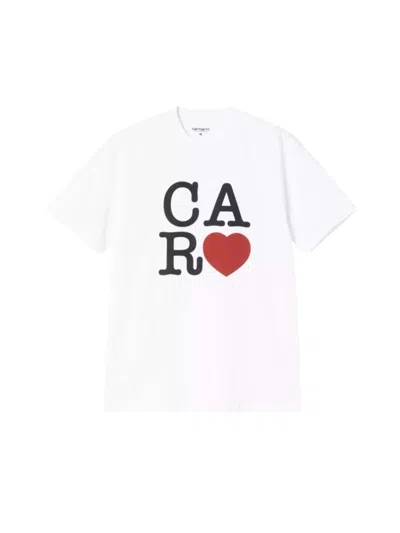 Carhartt Work In Progress I Hartt Graphic T-shirt In White