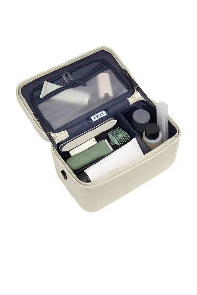 Away Train Case In White