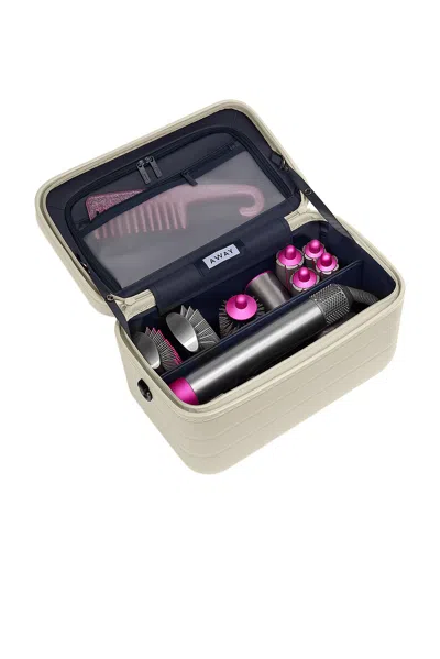 Away Train Case In White