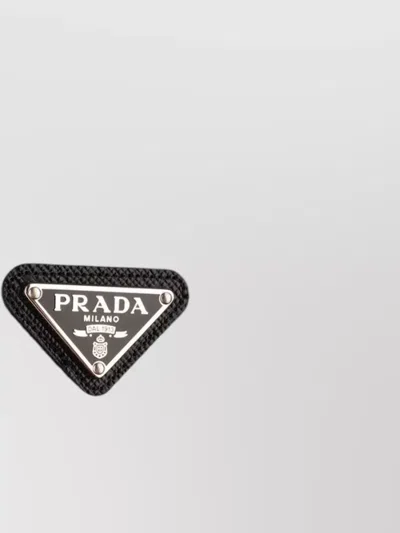 Prada Padded Jacket High Collar Elasticated Cuffs In Black