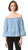 CUPCAKES AND CASHMERE OFF SHOULDER TOP