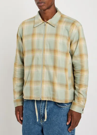 Forét Loft Check-pattern Zip-up Jacket In Multi