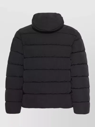 C.p. Company C.p.company Midnight Blue Nylon Down Jacket In Black