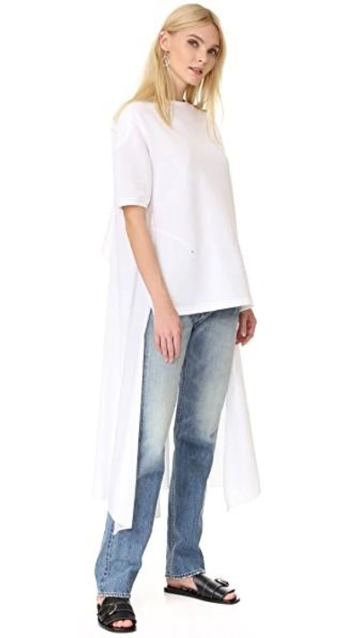 Shop Esteban Cortazar Short Sleeve T-shirt In White
