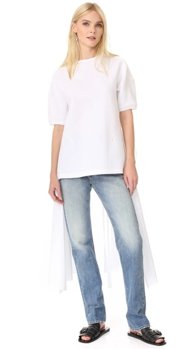 Shop Esteban Cortazar Short Sleeve T-shirt In White