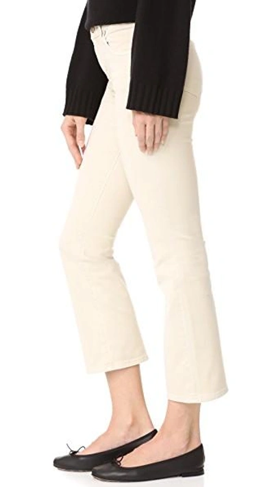 Shop J Brand Selena Mid Rise Crop Jeans In Distressed Silver Birch