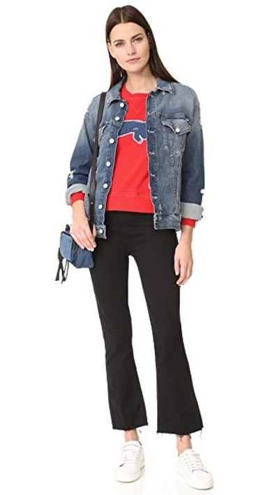 Shop Mother The Drifter Denim Jacket In Gypsy