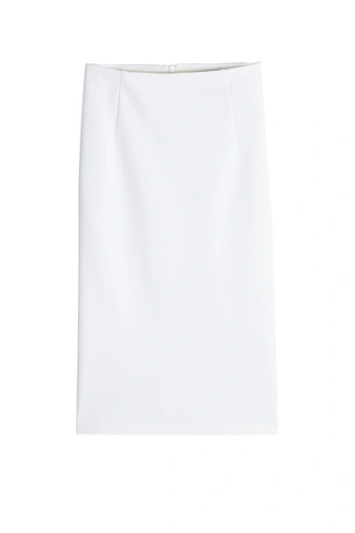 Paule Ka Pencil Skirt In White