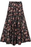 ISABEL MARANT Peace metallic floral-jacquard maxi skirt