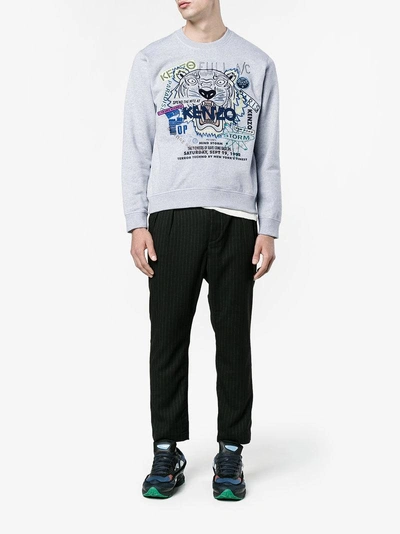 Shop Kenzo Tiger X Flyer Sweatshirt