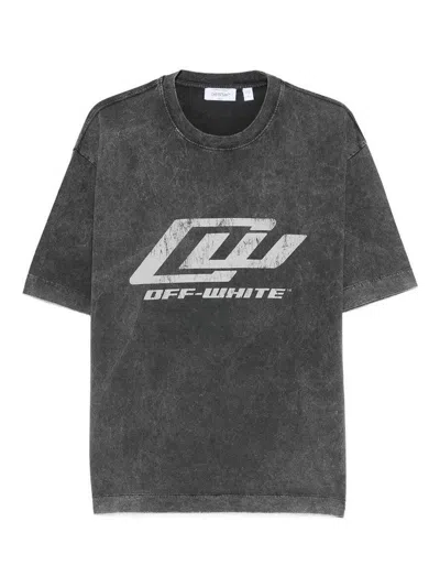 Off-white Owr Skate Graphic T-shirt In Negro