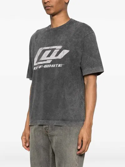 Off-white Owr Skate Graphic T-shirt In Negro