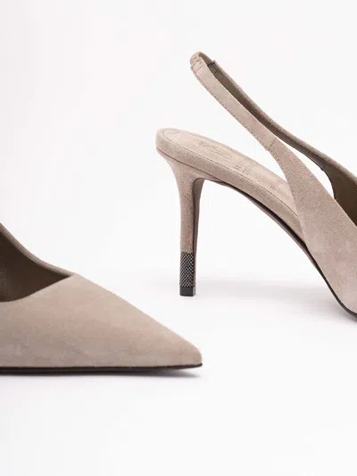 Brunello Cucinelli Pumps In Plata