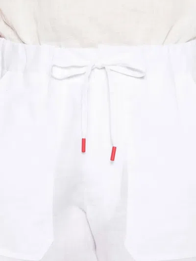Kiton `utilitarian` Pants In Blanco