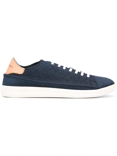 Diesel Men's Dyneckt S-naptik Sneakers Men's Shoes In Medieval Blue