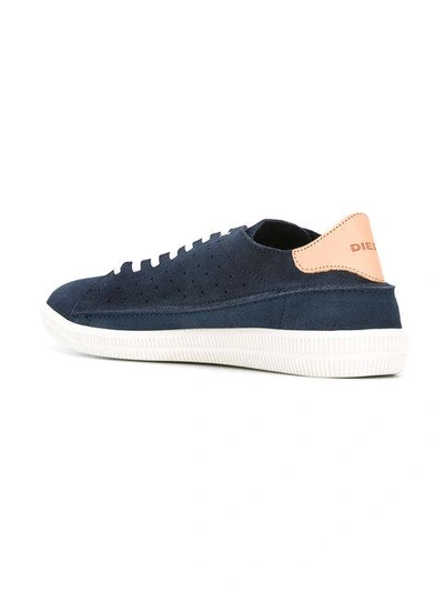 Shop Diesel - Perforated Sneakers