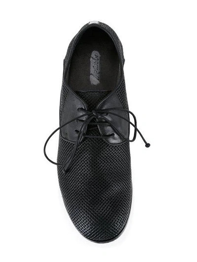 Shop Marsèll Perforated Derby Shoes In Black