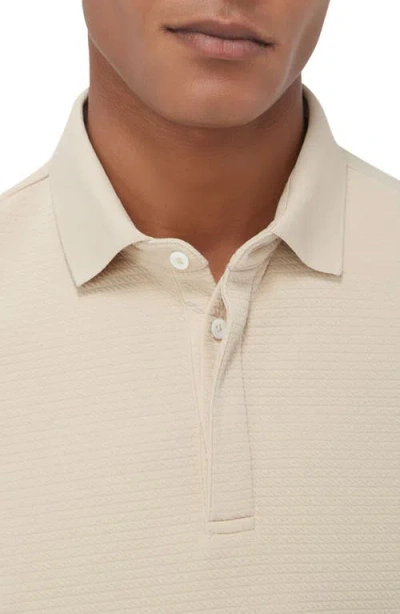 Bugatchi Textured Polo In Sand